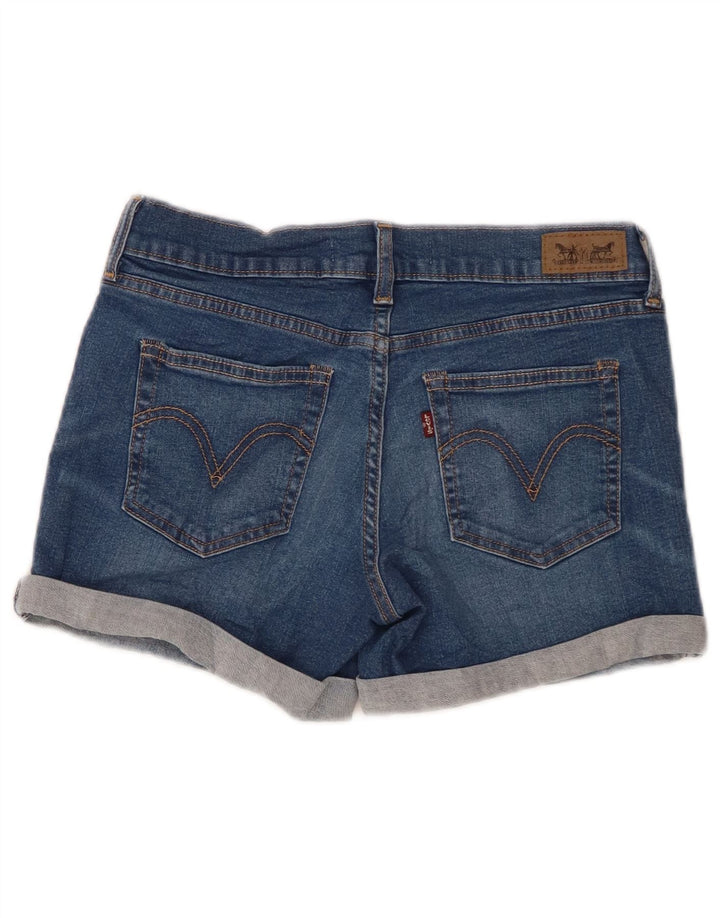 LEVI'S Damen Jeansshorts W26 Small Blaue Baumwolle
