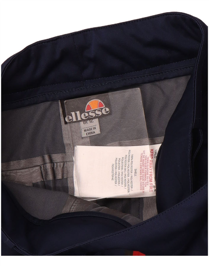 Ellesse Damen-Windbreaker-Hose, UK 12, Mittel, Marineblau, Polyester