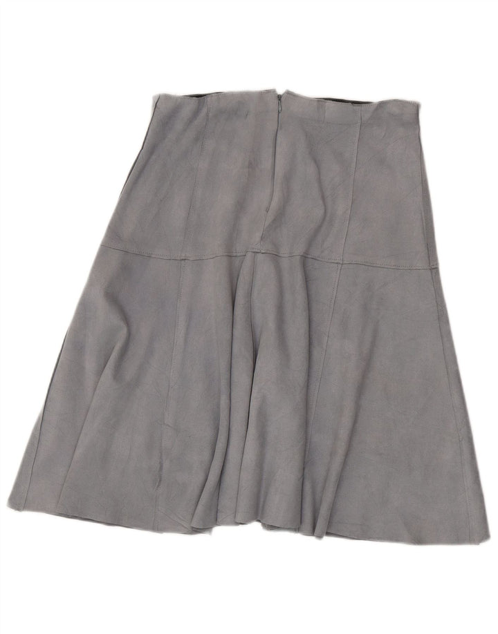 Zara Damen Wildlederrock Large W30 Blau