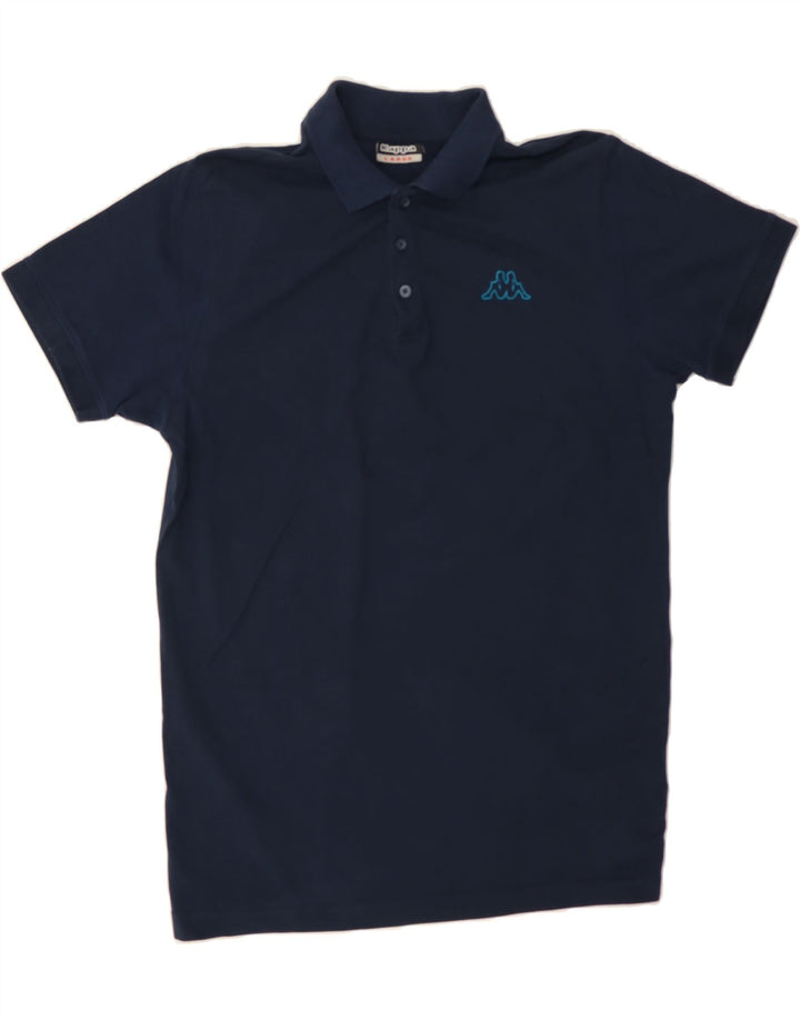 KAPPA Mens Polo Shirt Large Navy Blue Cotton Vintage Kappa and Second-Hand Kappa from Messina Hembry 