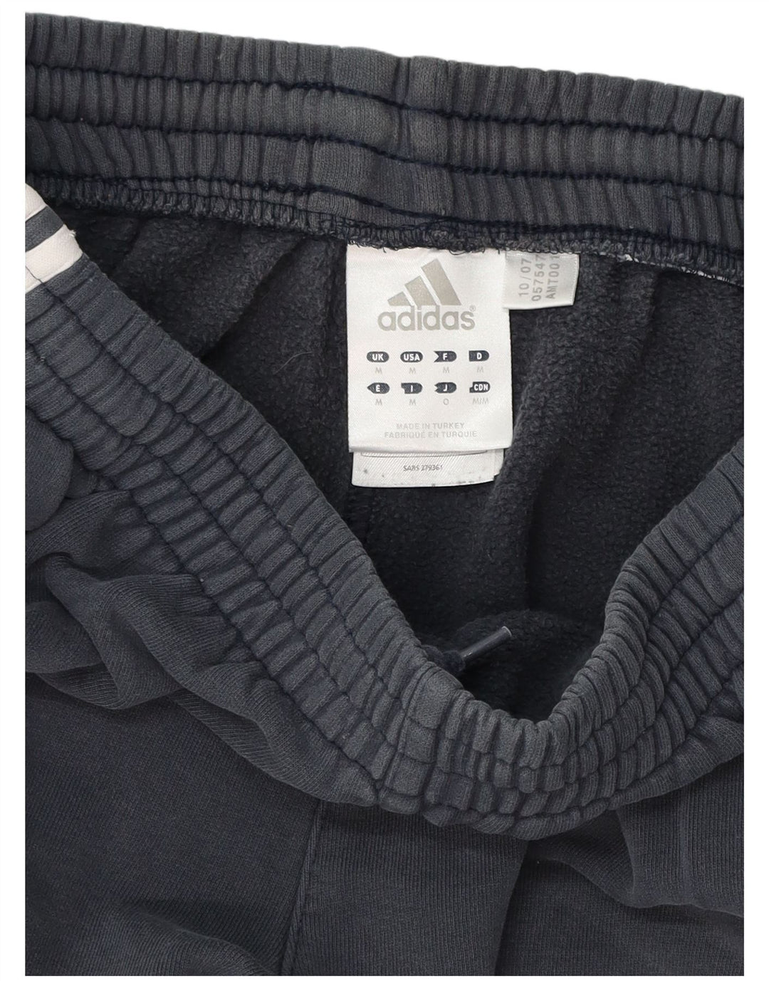 Adidas Herren Crop Trainingsanzug Hose Joggers Medium Marineblau Baumwolle