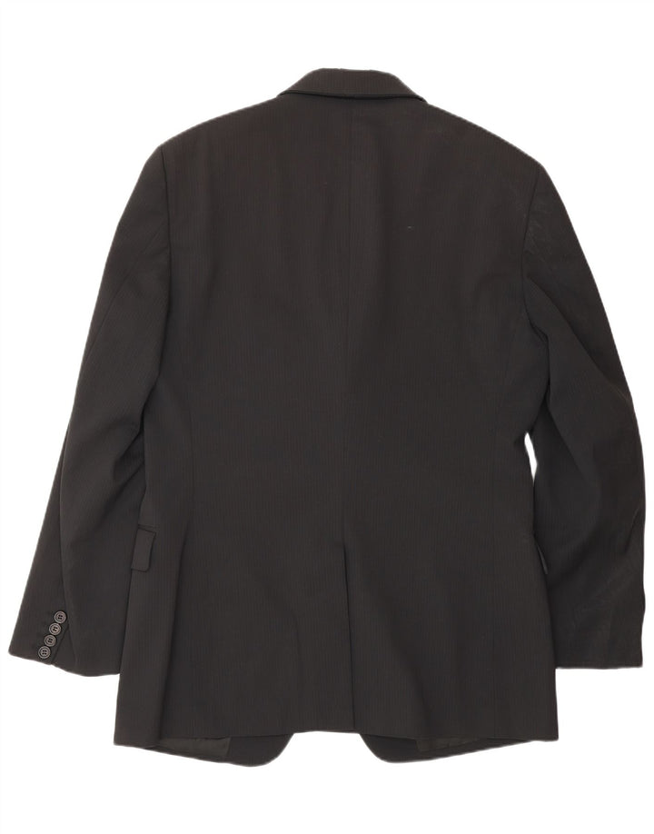 PRADA Herren 3-Knopf-2-teiliger Anzug IT 52 XL W34 L30 Schwarz Klassisch