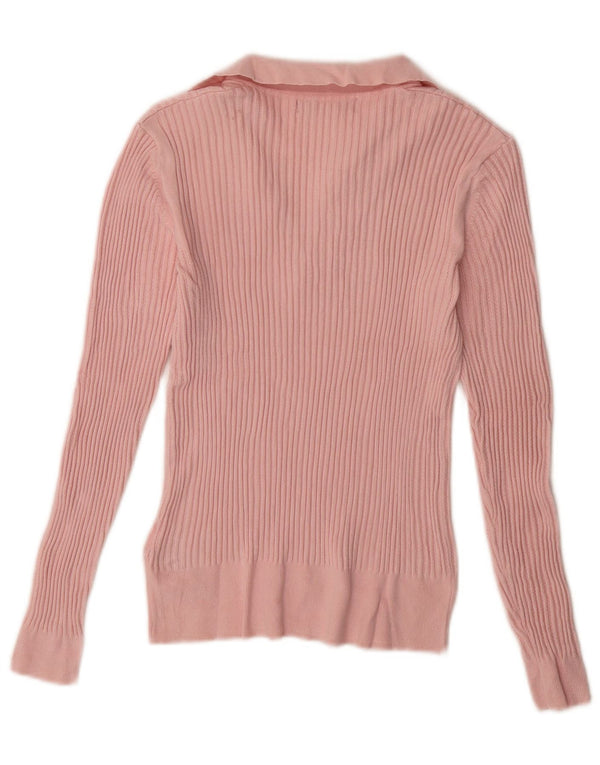 Marks & Spencer Damen-Pullover mit Rollkragen, Gr. 10, Größe S, rosa, Viskose