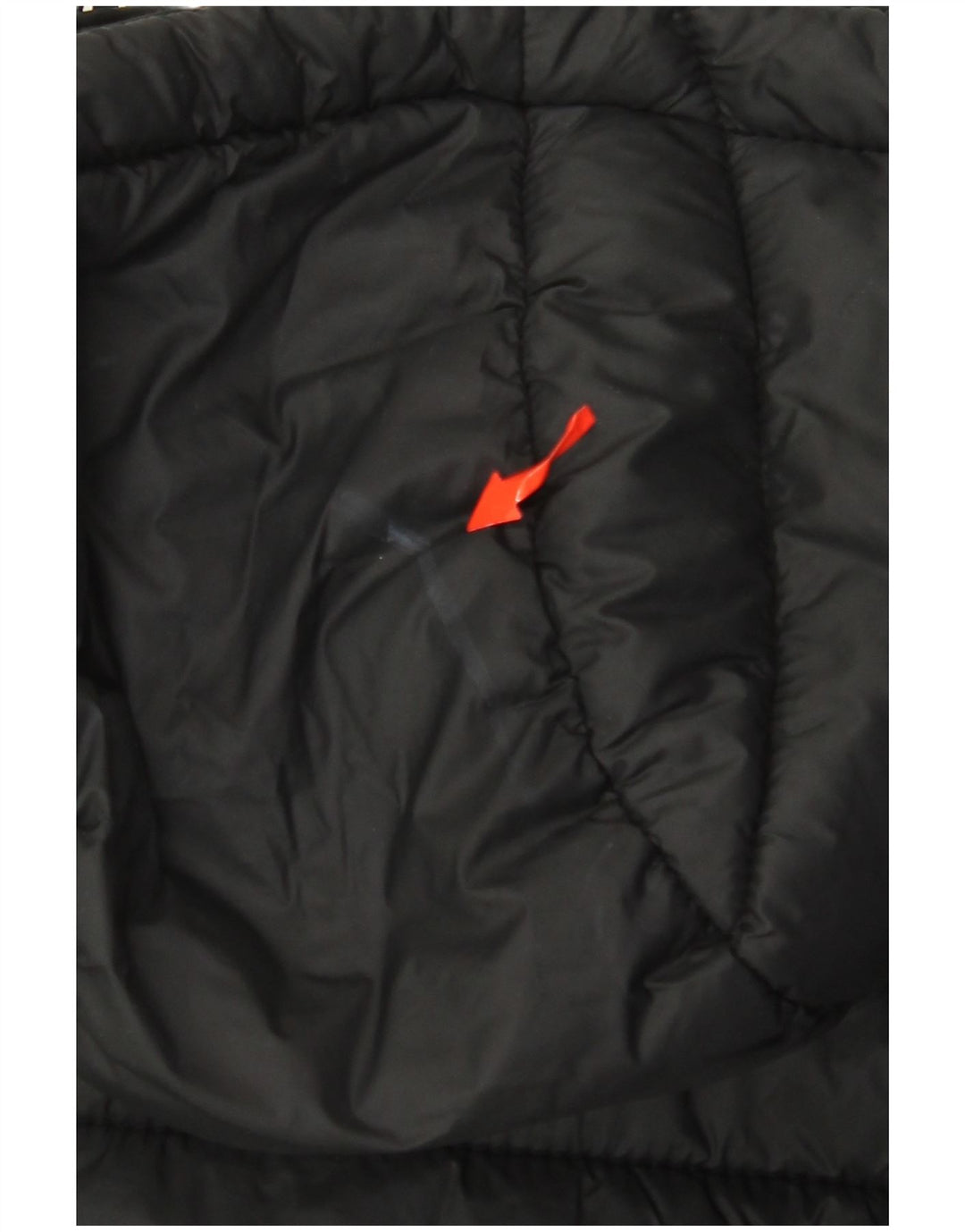 Superdry Herren-Jacke mit Kapuze, gepolstert, UK 38, mittelschwarzes Nylon