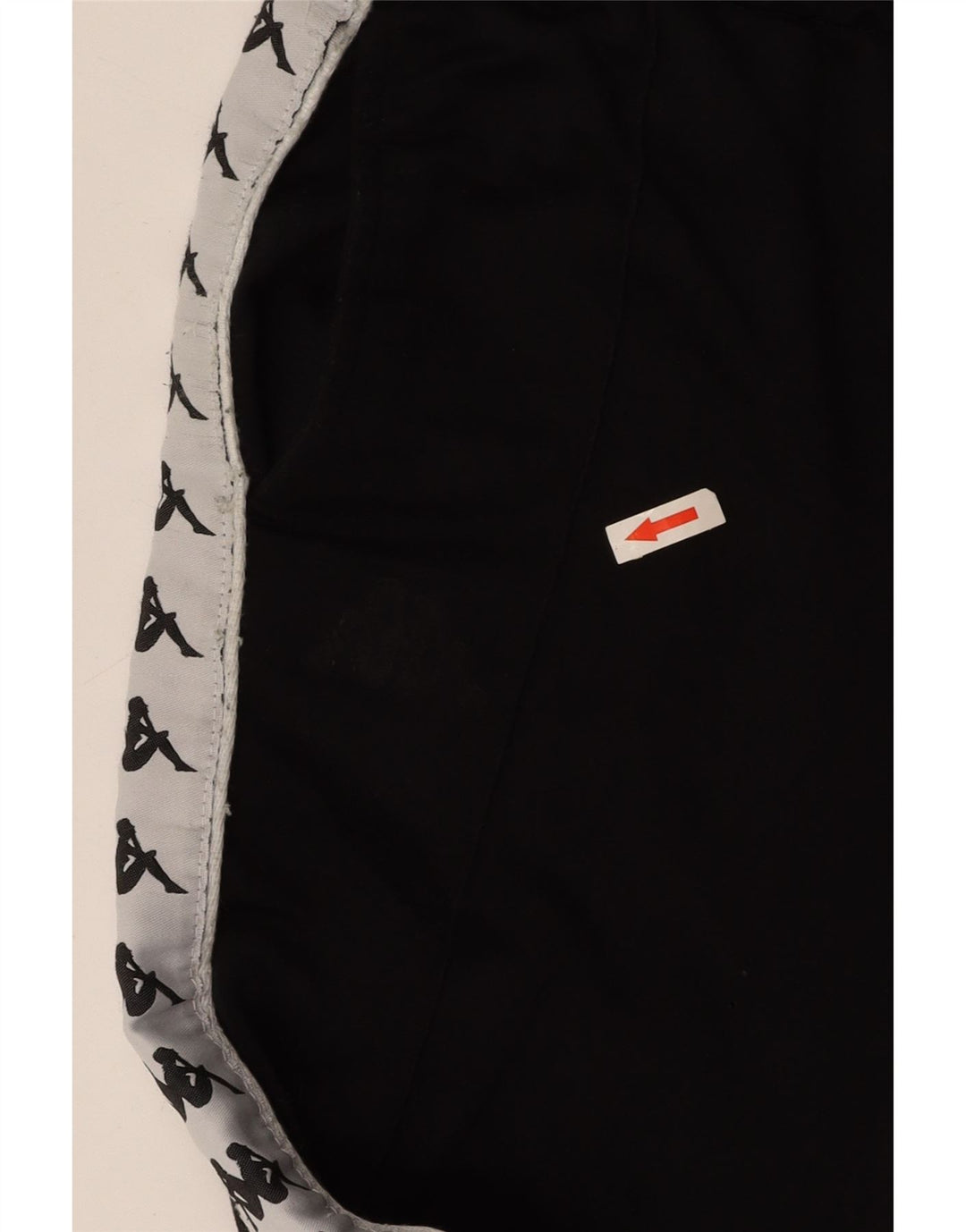 KAPPA Damen-Trainingshose mit Grafik, Größe S, Größe S, Schwarz, Farbblock