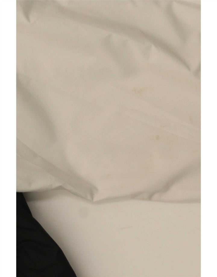 Nike Herren-Regenjacke mit Kapuze, UK 36, Größe S, Weiß, Farbblock