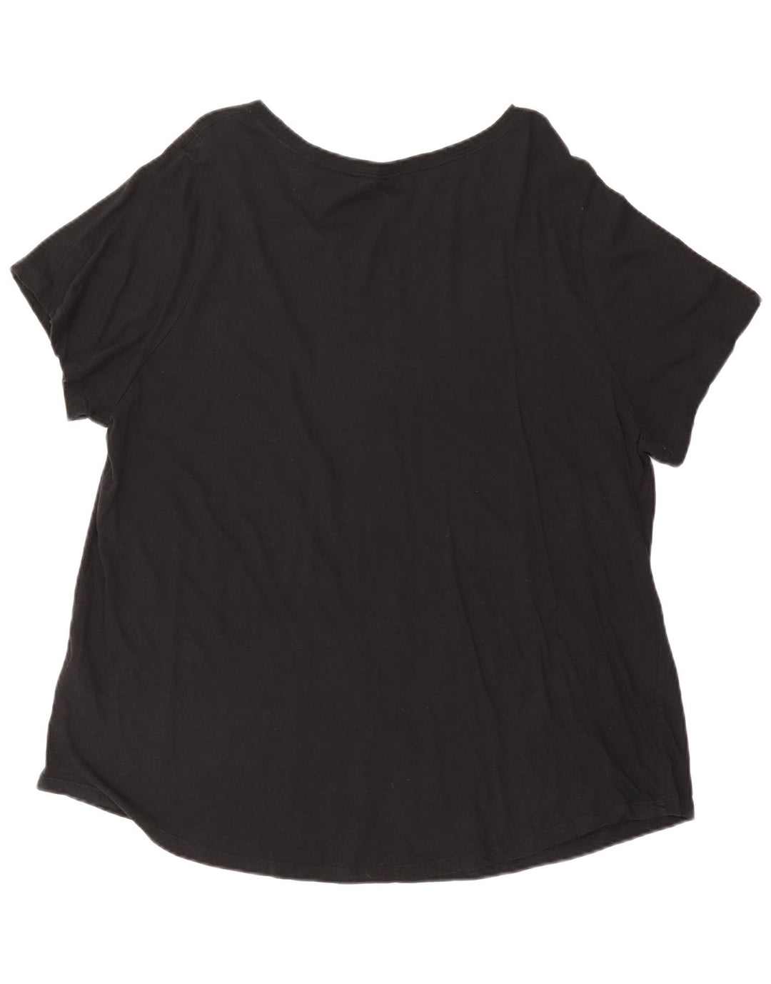 Nike Damen Grafik T-Shirt Top UK 20 2XL Marineblau Baumwolle