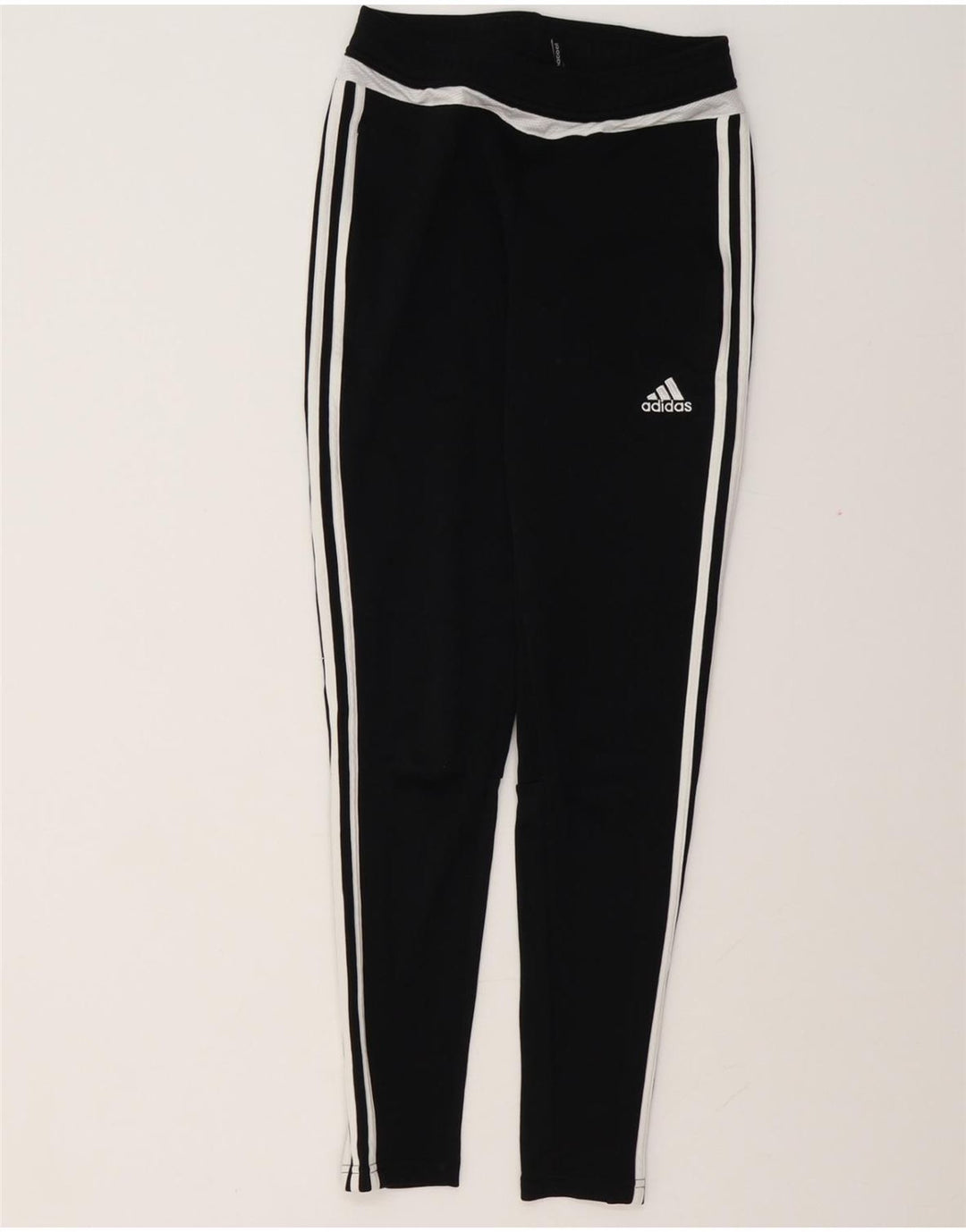 ADIDAS Damen Climacool Leggings UK 4/6 XS Schwarz Polyester