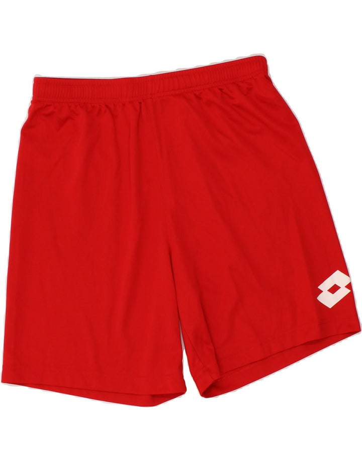 LOTTO Mens Sport Shorts UK 40/42 Large Red Polyester Vintage Lotto and Second-Hand Lotto from Messina Hembry 