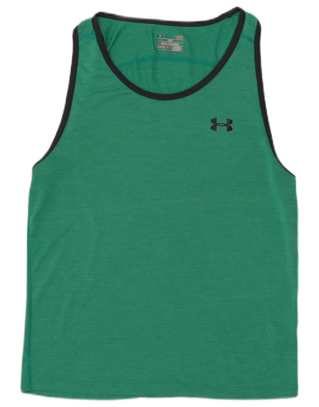 Under Armour Herren Heat Gear Weste, großes grünes Farbblock-Polyester