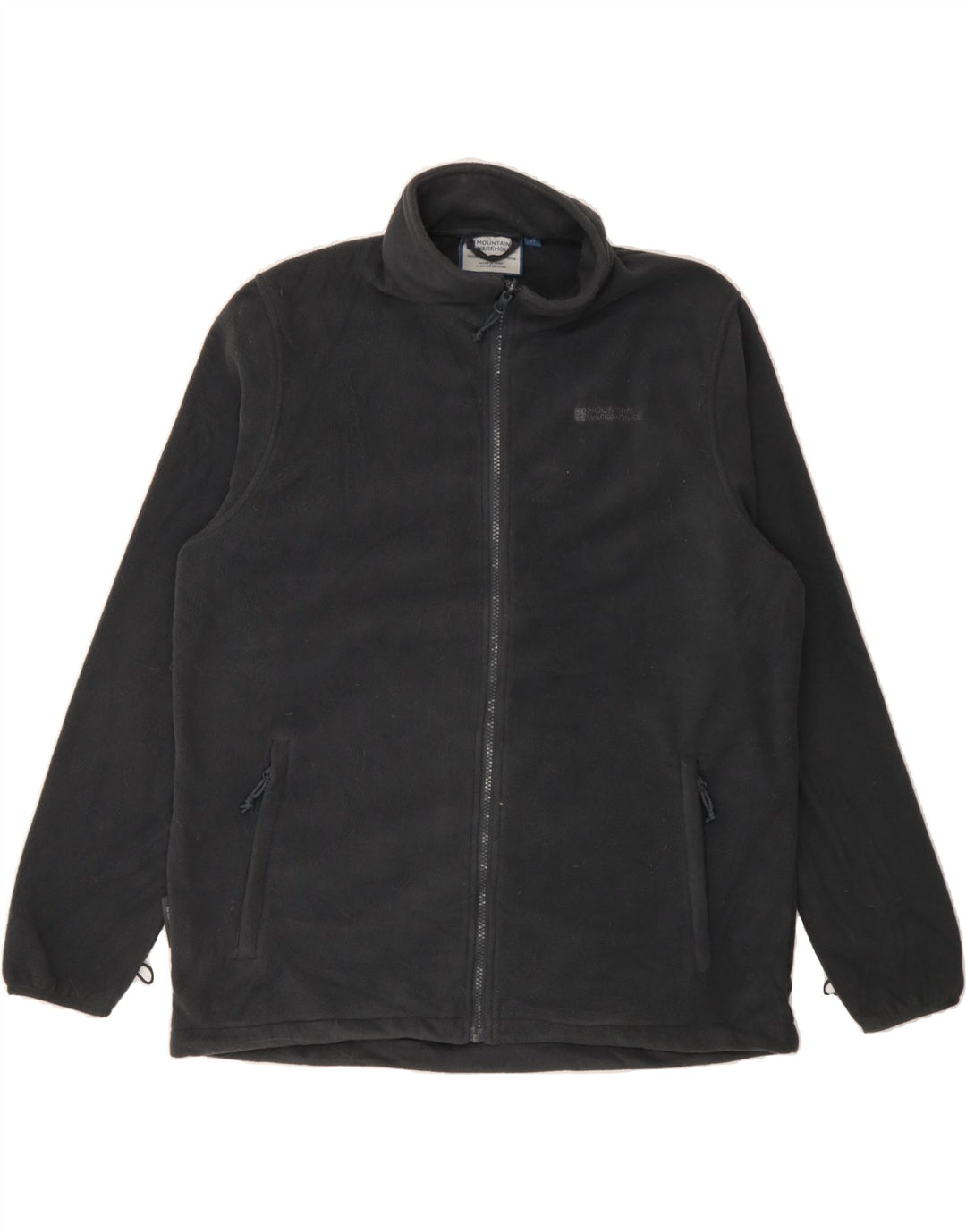MOUNTAIN WAREHOUSE Mens Fleece Jacket UK 40 Large Grey Polyester Vintage Mountain Warehouse and Second-Hand Mountain Warehouse from Messina Hembry 