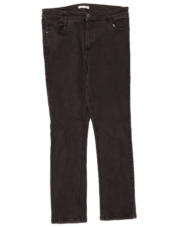 Marks & Spencer Damen-Jeans mit klassischer Passform, schmal, Größe UK 14, Größe L W32 L28, Schwarz