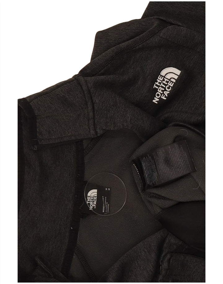 The North Face Herren-Trainingsanzug-Oberjacke aus mittelgrau meliertem Polyester