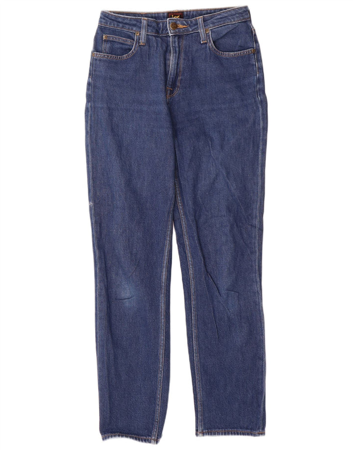 Lee Damen Carol Slim Jeans W27 L29 Blaue Baumwolle