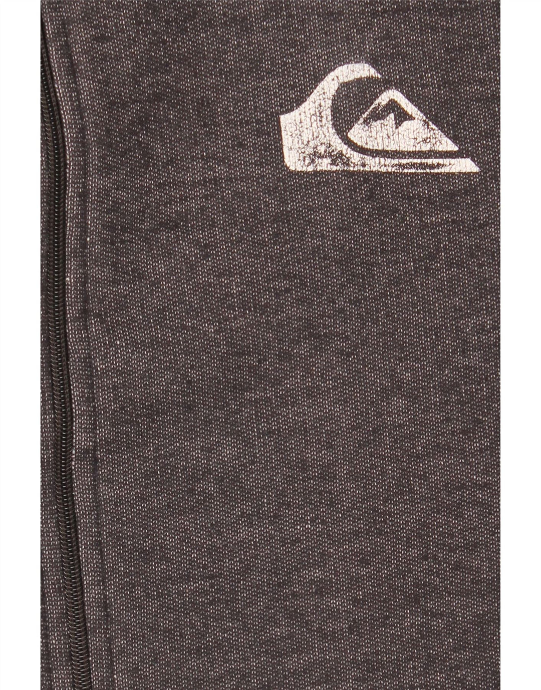 Quiksilver Herren-Kapuzenpullover mit Reißverschluss, mittelgraue Baumwolle