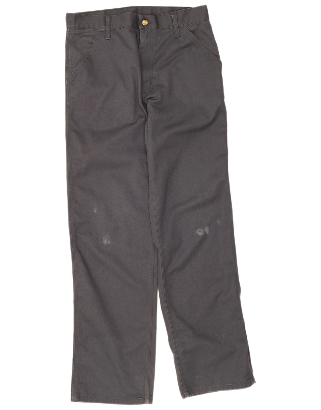 Carhartt Herren Straight Chino Hose W30 L34 Grau Polyester