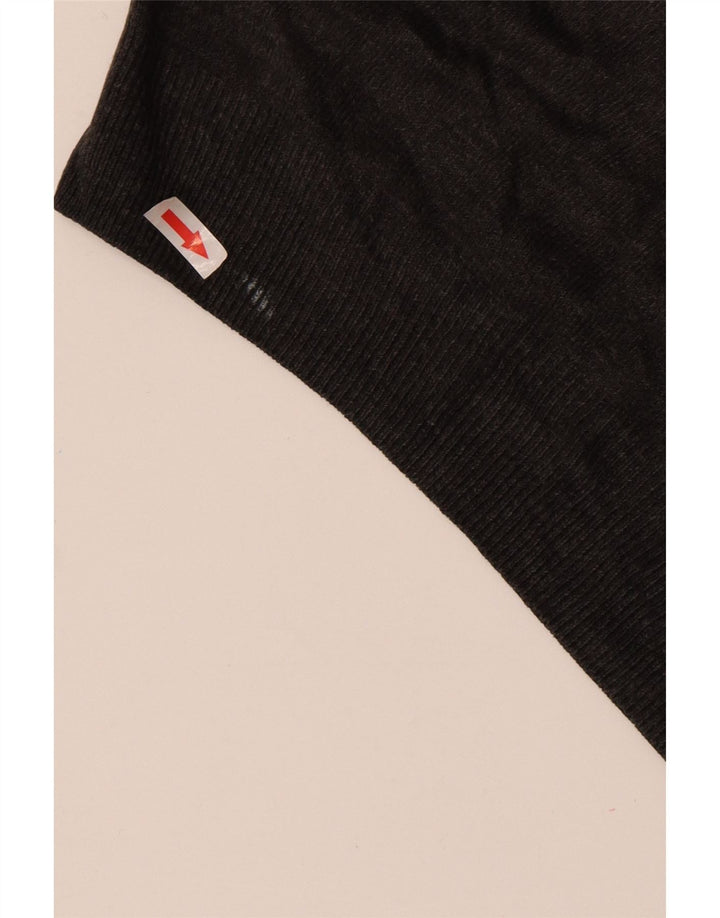 Marks & Spencer Herren-Pullover mit Rundhalsausschnitt, Größe L, Acryl, Grau