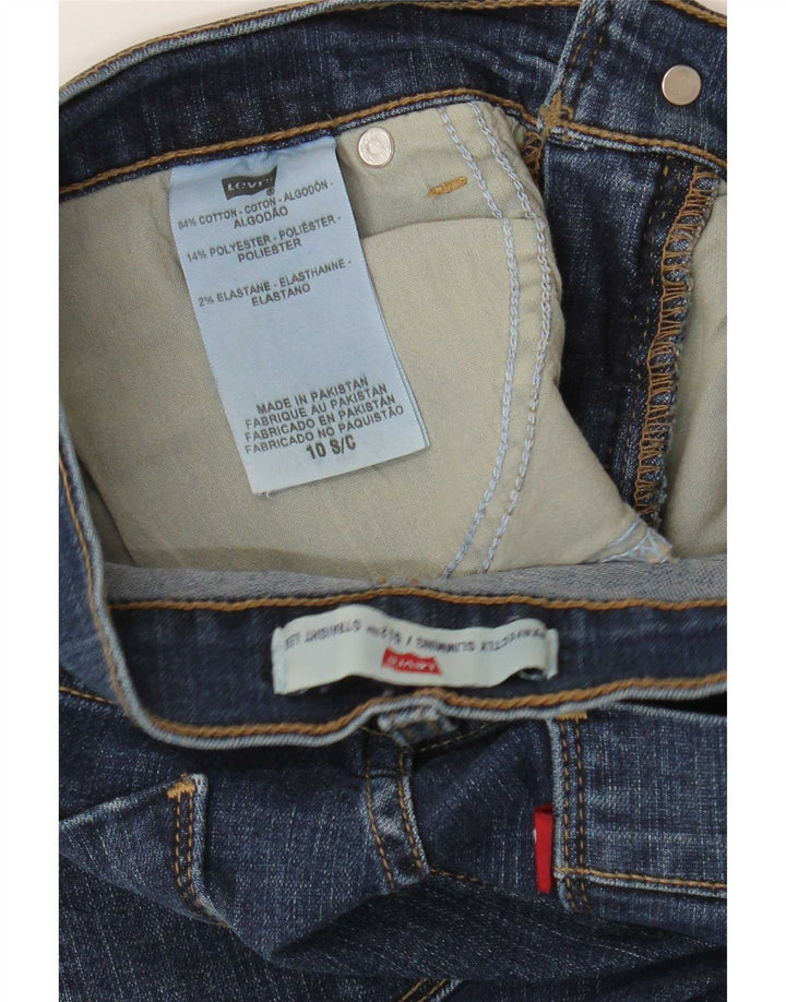 Levi's Damen 512 Straight Jeans US 10 Large W28 L29 Marineblau