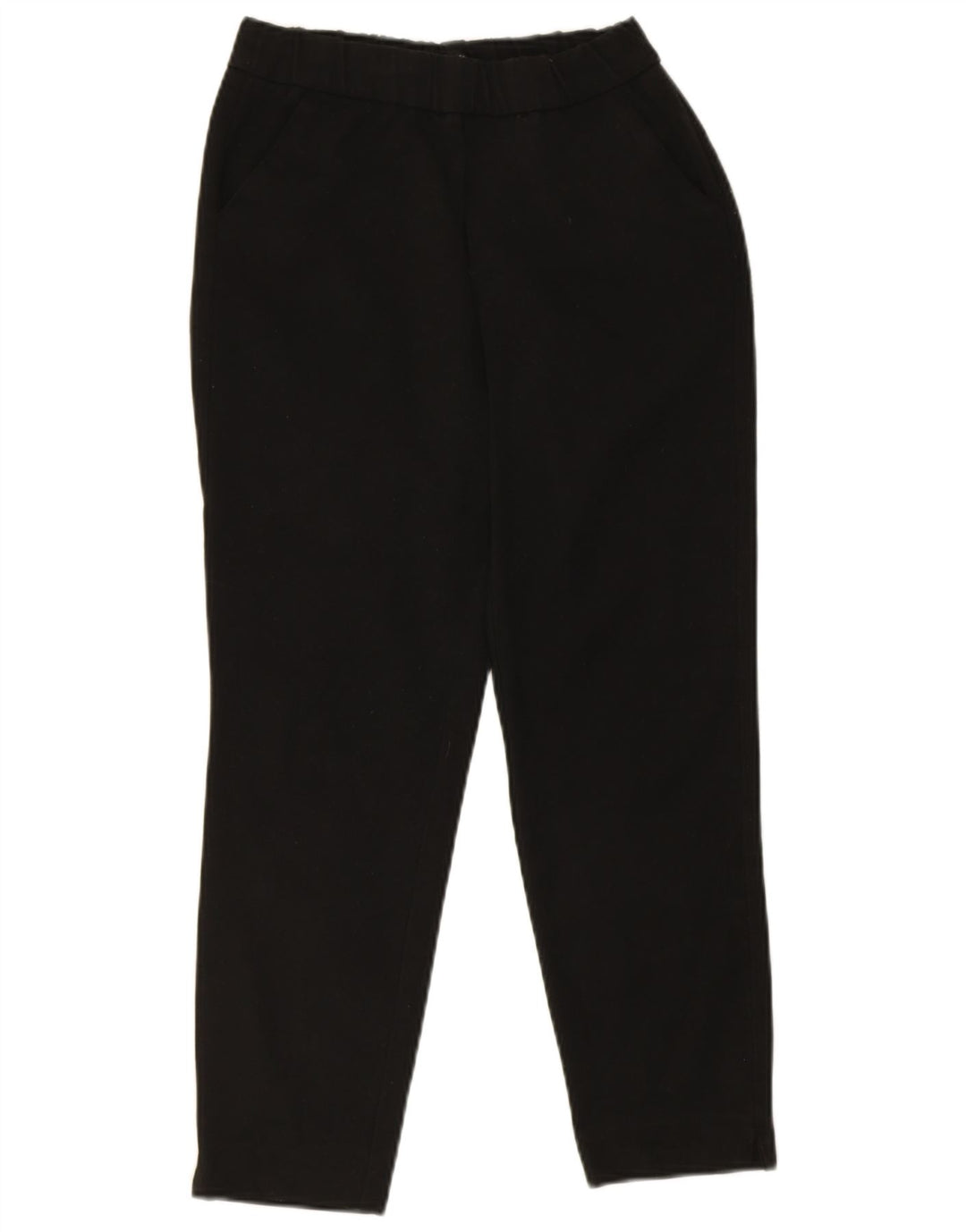 Schmale, verkürzte Hose für Damen von Zara, Größe S, W26, L24, Schwarz