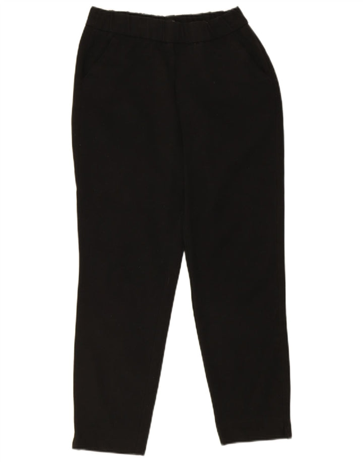 Schmale, verkürzte Hose für Damen von Zara, Größe S, W26, L24, Schwarz