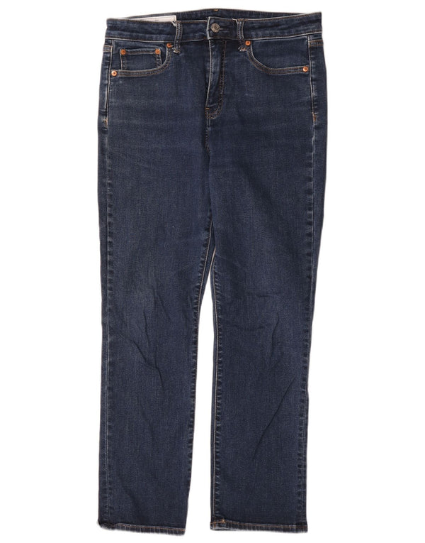 Gap Damen-Jeans mit klassischer Passform und hohem Bund, gerade, W30, L26, Blau