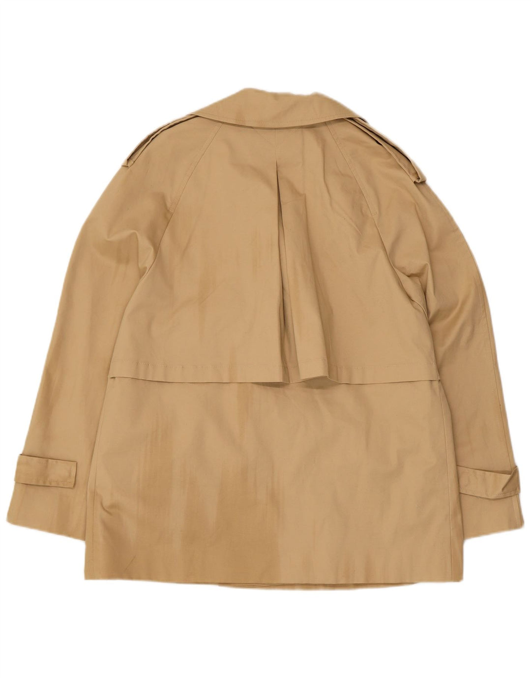 Marks & Spencer Herren Trenchcoat UK 10 Small Beige Baumwolle