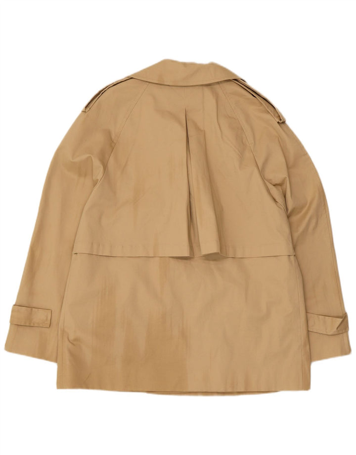 Marks & Spencer Herren Trenchcoat UK 10 Small Beige Baumwolle