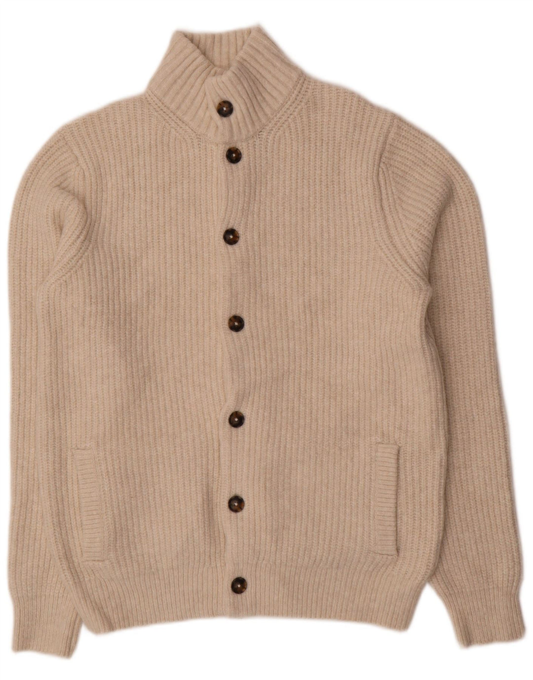 Marks & Spencer Herren-Strickjacke aus mittelbeiger Wolle