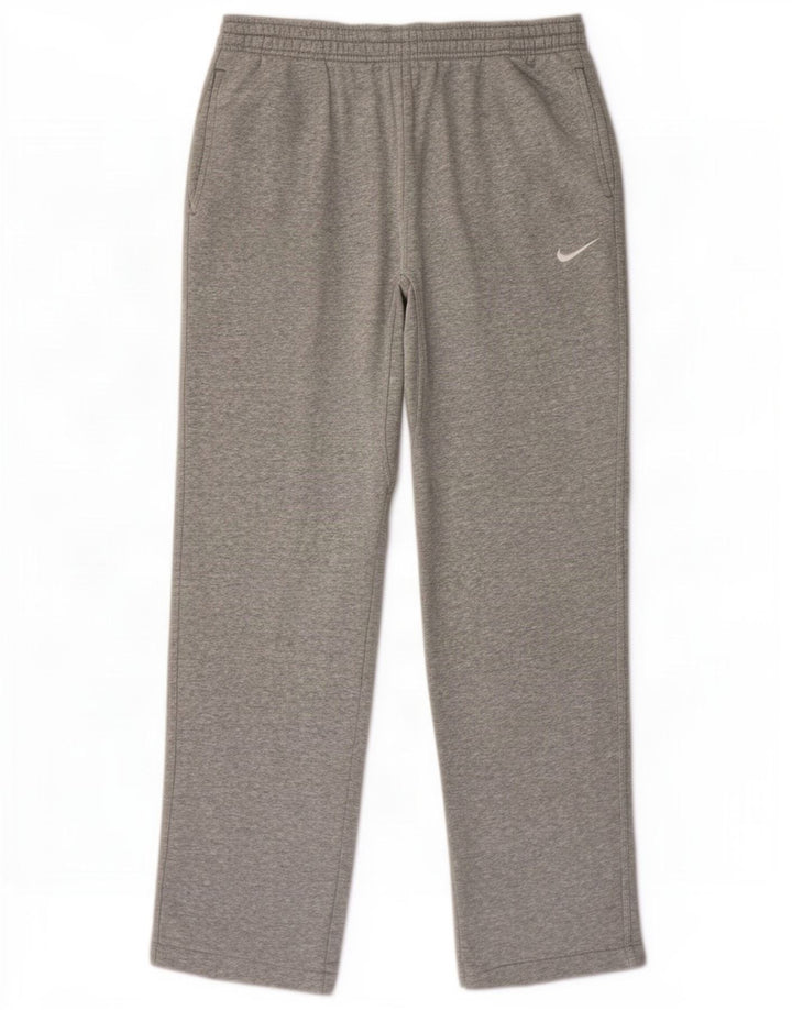 Nike Herren-Trainingshose aus mittelgrau gefleckter Baumwolle