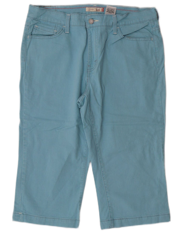 Levi's Damen 515 Capri Jeans US 12 Large W34 Blue Cotton Classic