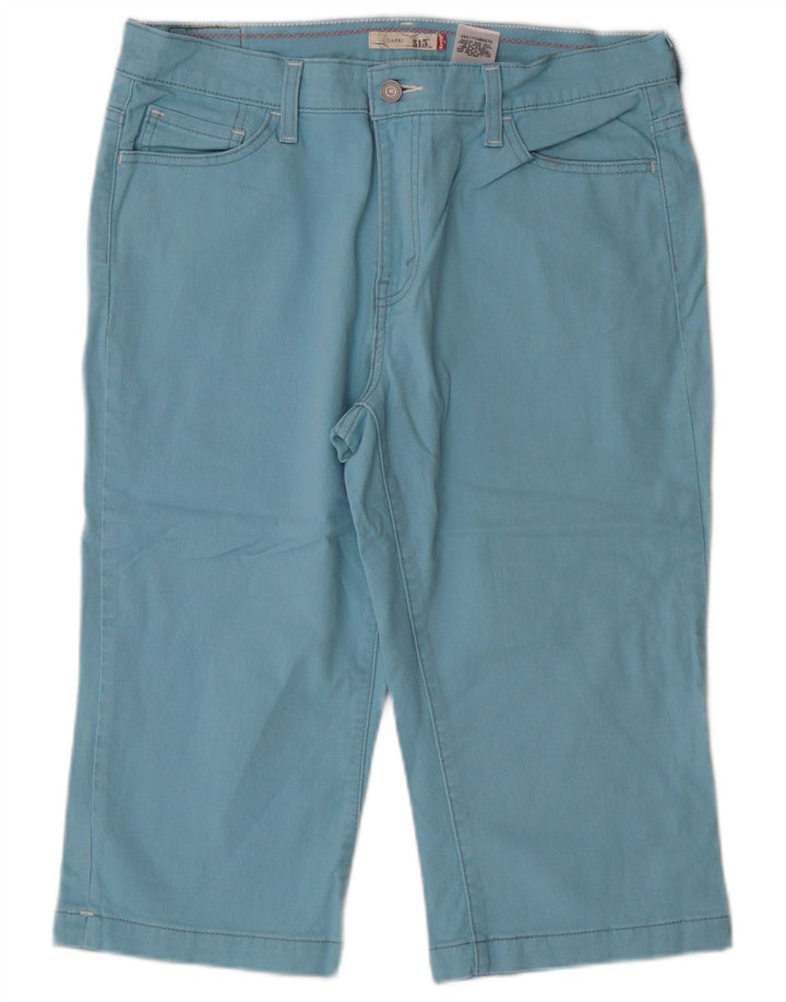 Levi's Damen 515 Capri Jeans US 12 Large W34 Blue Cotton Classic