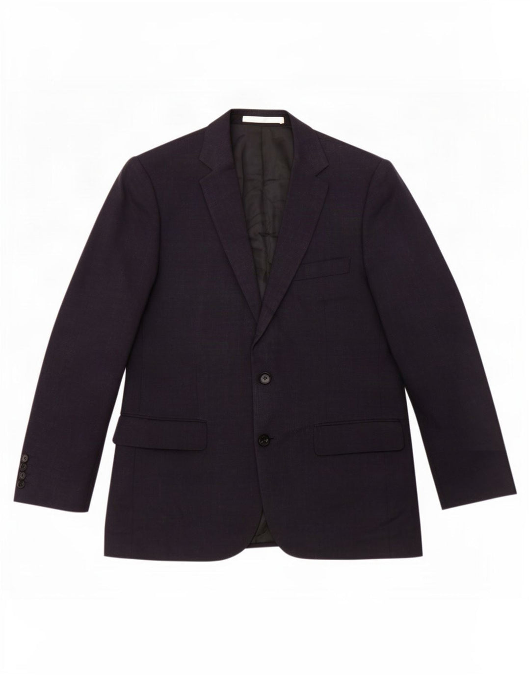 Marks & Spencer Herren-Blazer mit 2 Knöpfen, UK 40, mittelmarineblaue Wolle