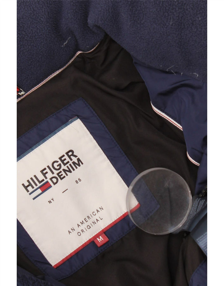 Tommy Hilfiger Herren Wattierte Jacke UK 38 Medium Navy Blue Nylon