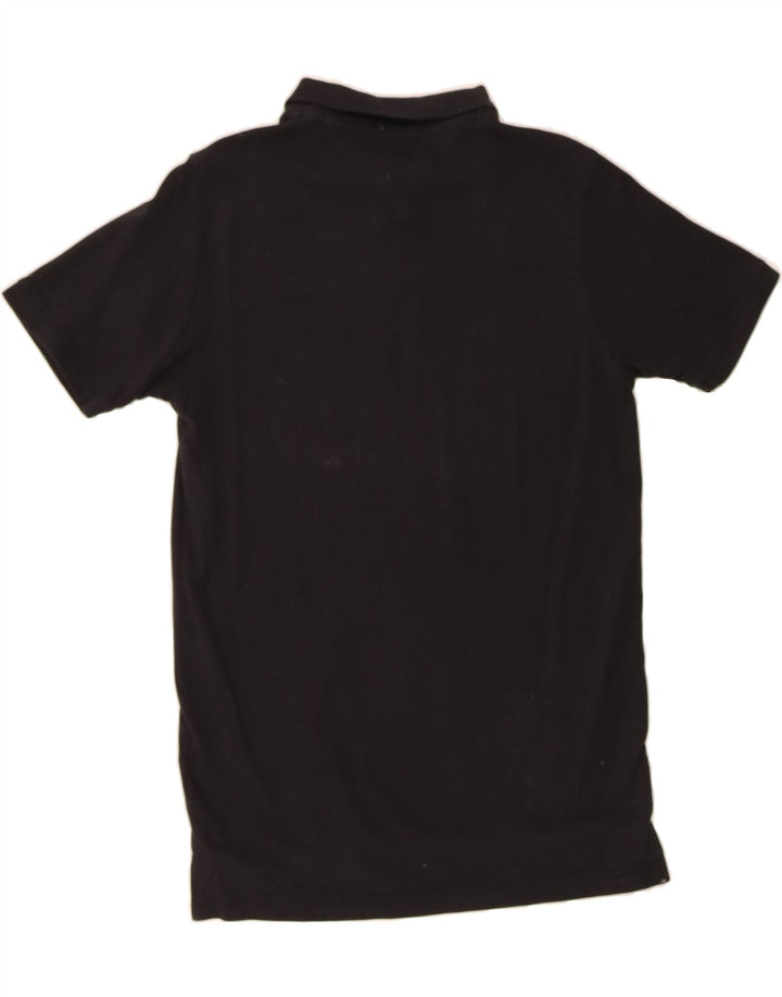 TOMMY HILFIGER Mens Polo Shirt Medium Black Cotton Vintage Tommy Hilfiger and Second-Hand Tommy Hilfiger from Messina Hembry 