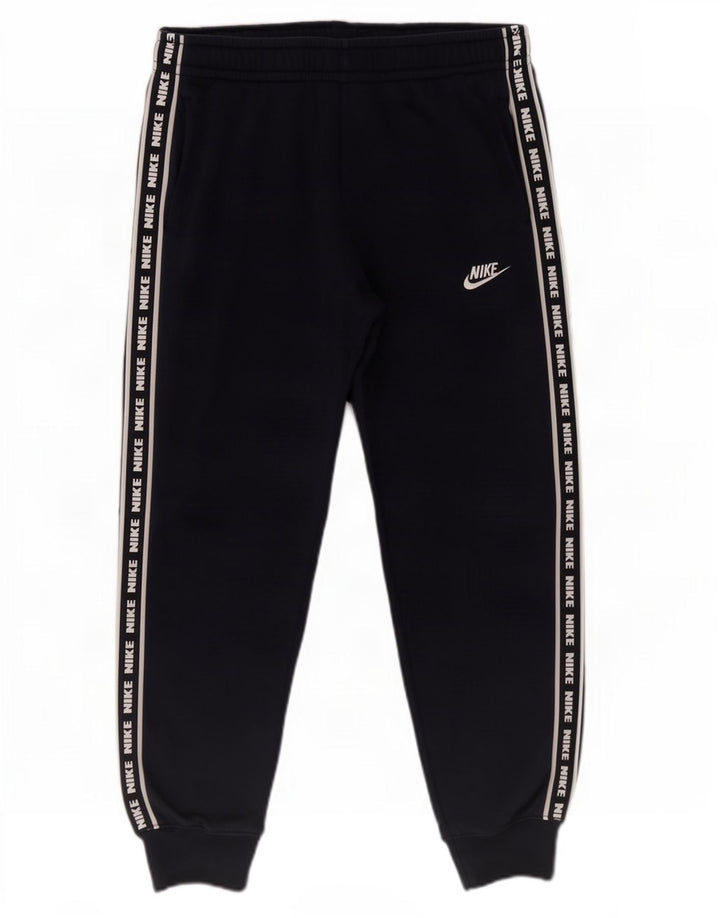 Nike Herren-Trainingsanzug-Hose mit Grafik, mittelgroß, marineblau, Baumwolle