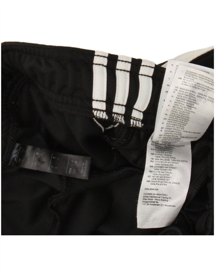 Adidas Damen Trainingshose Jogger UK 10 Small Schwarz Polyester