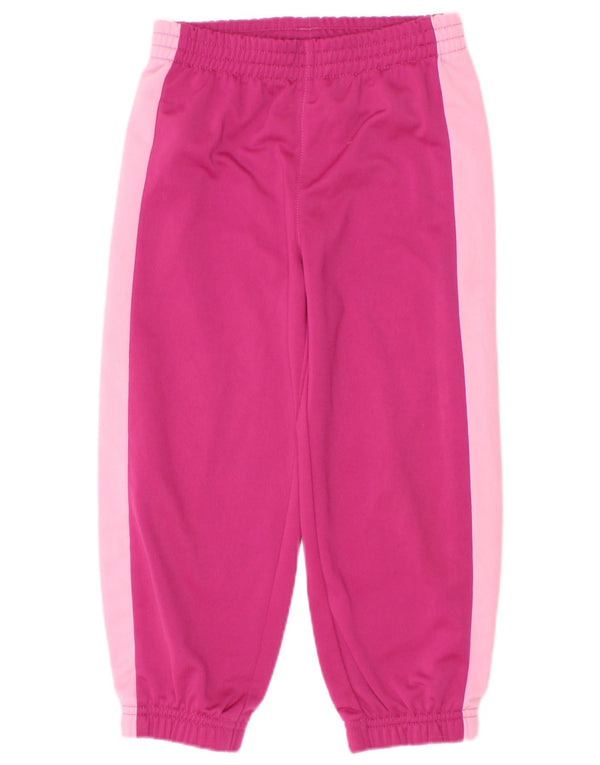 Puma Mädchen-Trainingshose mit Grafik, Jogginghose, 2–3 Jahre, Rosa, Farbblock