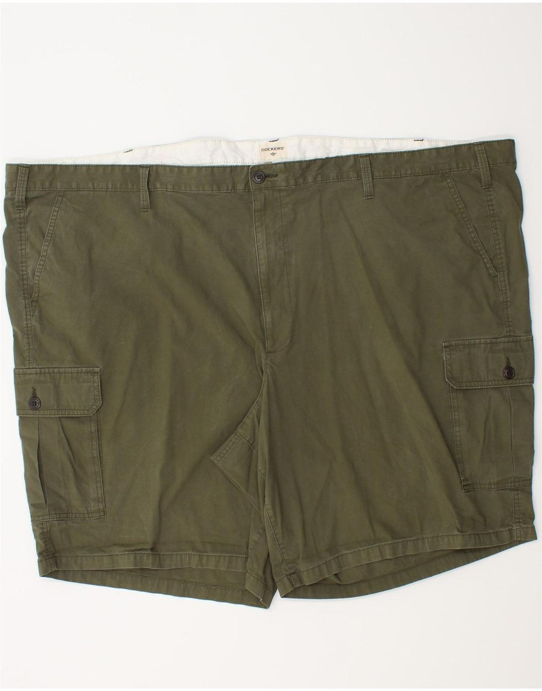 DOCKERS Herren Cargoshorts W58 6XL Khaki Baumwolle