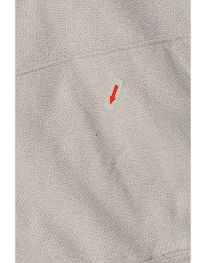 Levi's Herren-Pullover mit grafischem Kapuzenpullover, groß, aus weißer Baumwolle