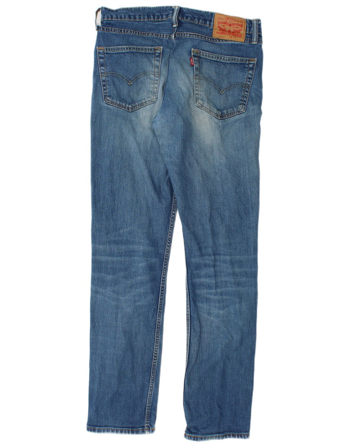 LEVI'S Herren 511 Acid Wash Slim Jeans W32 L32 Blaue Baumwolle