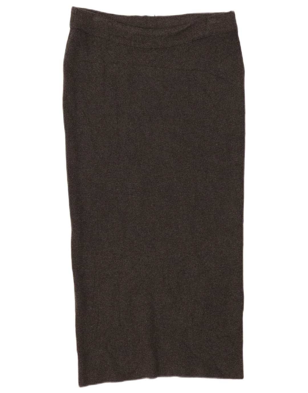 Gerader Strickrock von Zara für Damen, mittelgroß, W28, graue Viskose