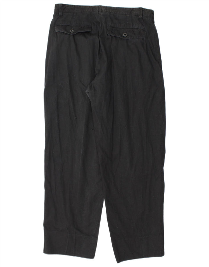 POP 84 Damen Chino-Hose mit Pegged, Größe M, W30, L27, Schwarz