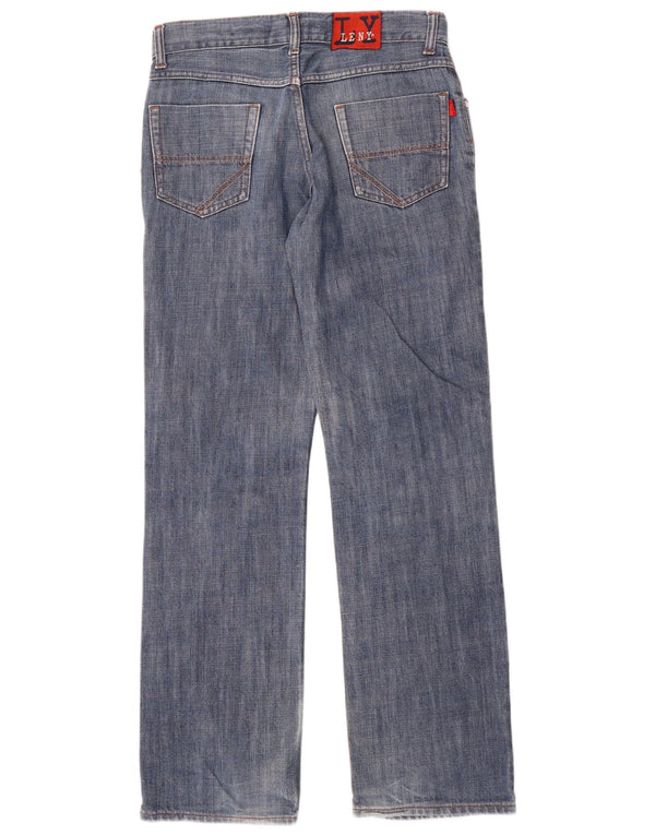 Vintage Jungen Straight Jeans 13-14 Jahre W30 L31 Blaue Baumwolle