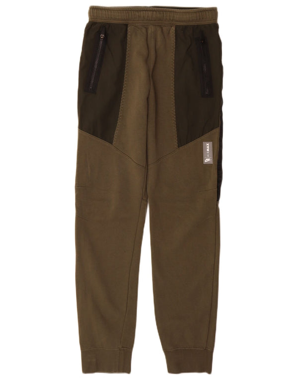 Nike Jungen-Trainingshose, Jogginghose, 13–14 Jahre, XL, Khaki, Farbblock