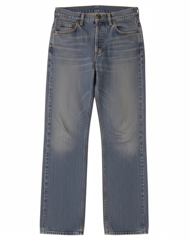 LEE Mens Seattle Straight Jeans W30 L34 Blue Cotton