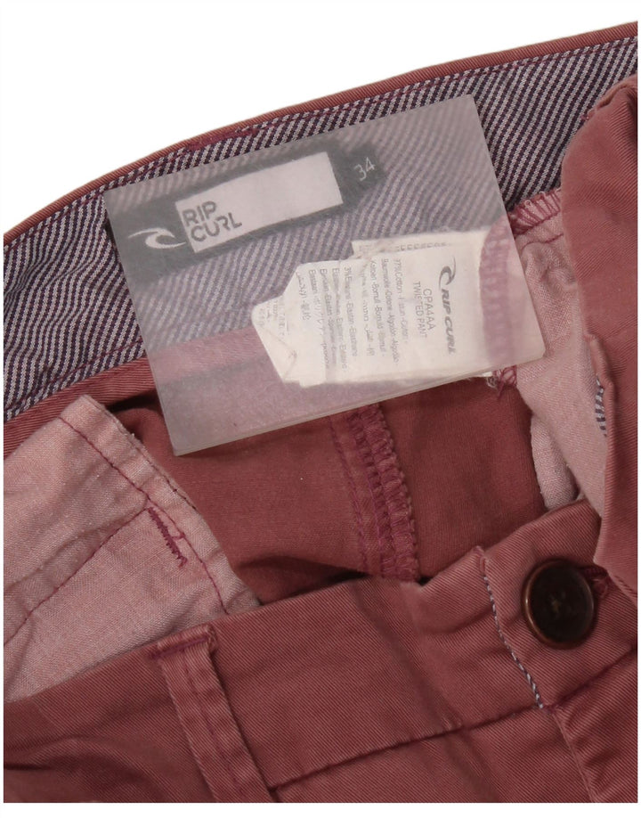Rip Curl Slim Chino-Hose für Herren, W34, L30, Kastanienbraun, Baumwolle