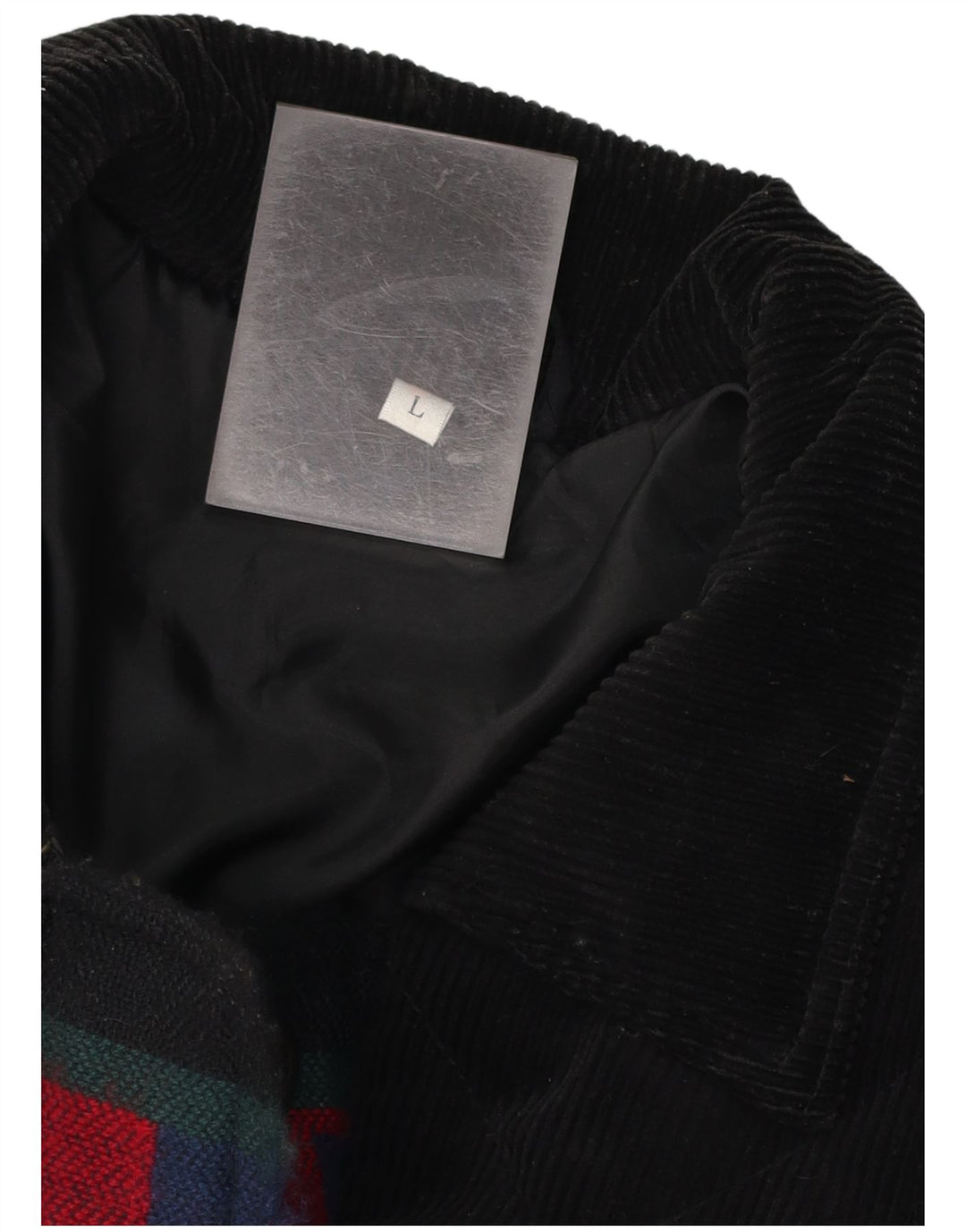 VINTAGE Steppjacke für Herren, UK 40, groß, mehrfarbig, geometrisch