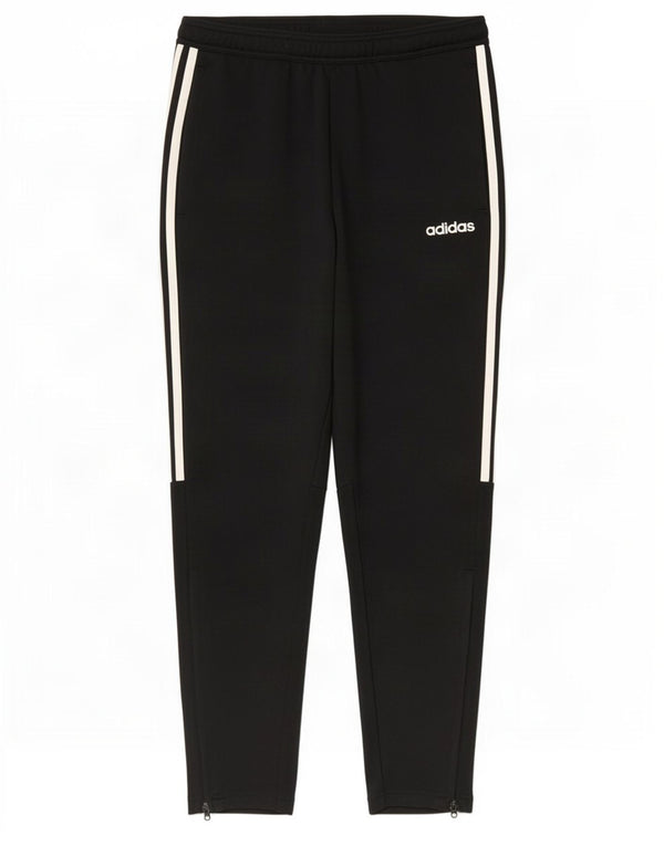 Adidas Damen Aeroready Trainingshose UK 12 Medium Schwarz Polyester