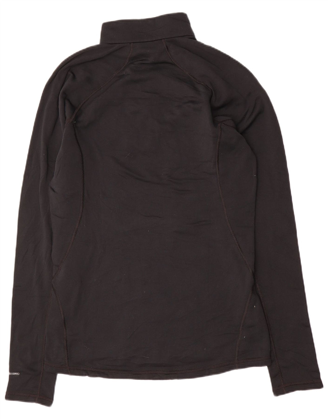 The North Face Herren-Oberteil mit Reißverschluss, reguläre Passform, langärmlig, mittelschwarz