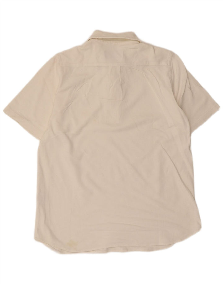 Fred Perry Herren-Poloshirt aus mittelweißer Baumwolle